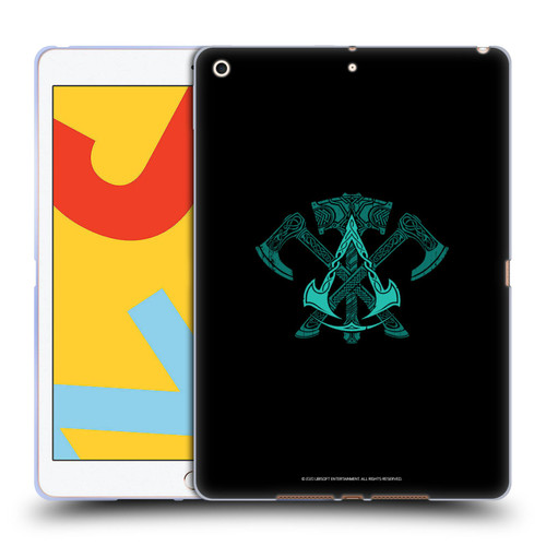 Assassin's Creed Valhalla Symbols And Patterns ACV Weapons Soft Gel Case for Apple iPad 10.2 2019/2020/2021