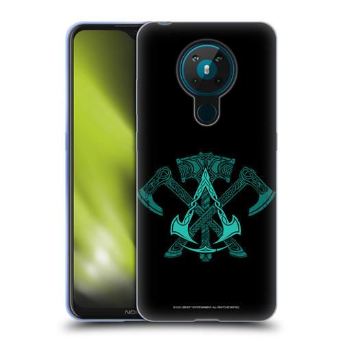 Assassin's Creed Valhalla Symbols And Patterns ACV Weapons Soft Gel Case for Nokia 5.3