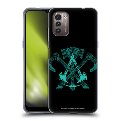 Assassin's Creed Valhalla Symbols And Patterns ACV Weapons Soft Gel Case for Nokia G11 / G21