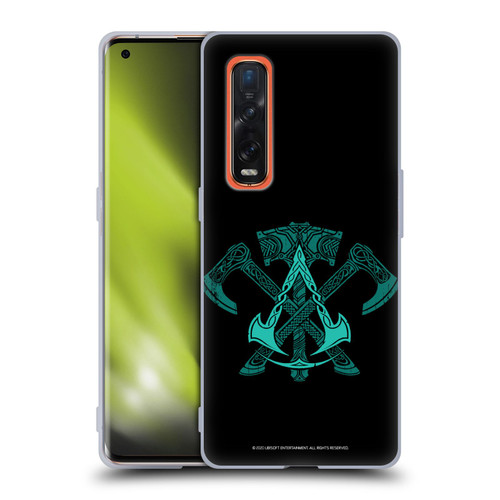 Assassin's Creed Valhalla Symbols And Patterns ACV Weapons Soft Gel Case for OPPO Find X2 Pro 5G