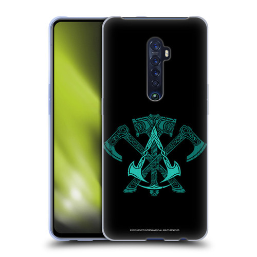 Assassin's Creed Valhalla Symbols And Patterns ACV Weapons Soft Gel Case for OPPO Reno 2