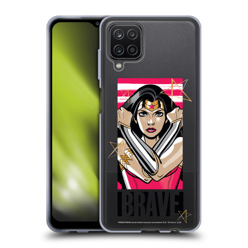 Wonder Woman DC Comics Graphic Arts Brave Soft Gel Case for Samsung Galaxy A12 (2020)