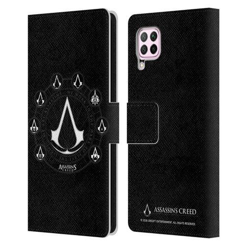 Assassin's Creed Legacy Logo Crests Leather Book Wallet Case Cover For Huawei Nova 6 SE / P40 Lite