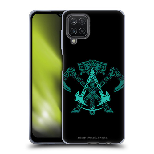 Assassin's Creed Valhalla Symbols And Patterns ACV Weapons Soft Gel Case for Samsung Galaxy A12 (2020)