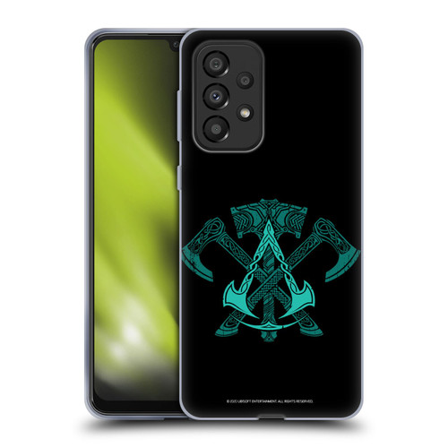 Assassin's Creed Valhalla Symbols And Patterns ACV Weapons Soft Gel Case for Samsung Galaxy A33 5G (2022)