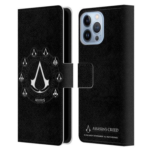 Assassin's Creed Legacy Logo Crests Leather Book Wallet Case Cover For Apple iPhone 13 Pro Max