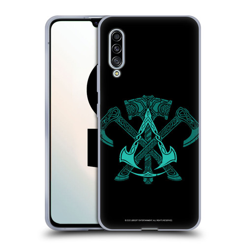 Assassin's Creed Valhalla Symbols And Patterns ACV Weapons Soft Gel Case for Samsung Galaxy A90 5G (2019)