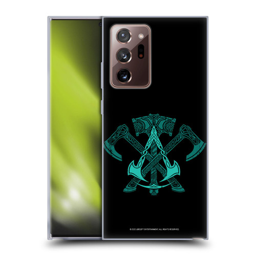 Assassin's Creed Valhalla Symbols And Patterns ACV Weapons Soft Gel Case for Samsung Galaxy Note20 Ultra / 5G