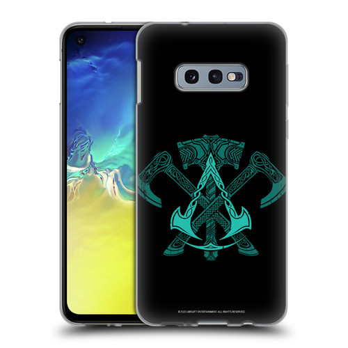 Assassin's Creed Valhalla Symbols And Patterns ACV Weapons Soft Gel Case for Samsung Galaxy S10e