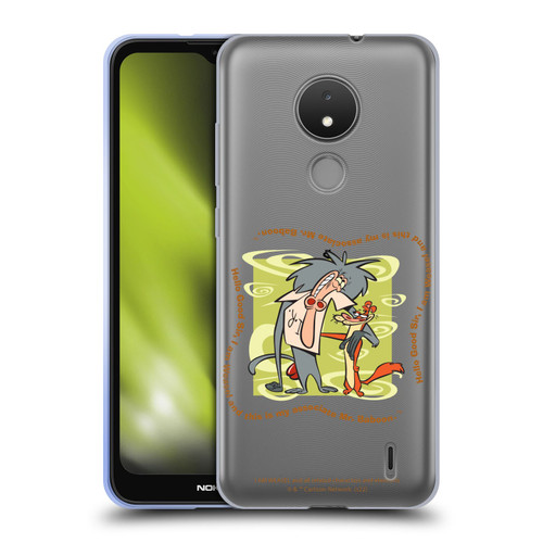 I Am Weasel. Graphics Hello Good Sir Soft Gel Case for Nokia C21
