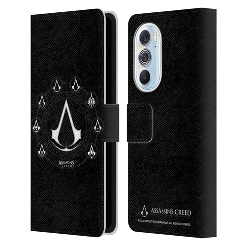Assassin's Creed Legacy Logo Crests Leather Book Wallet Case Cover For Motorola Edge X30