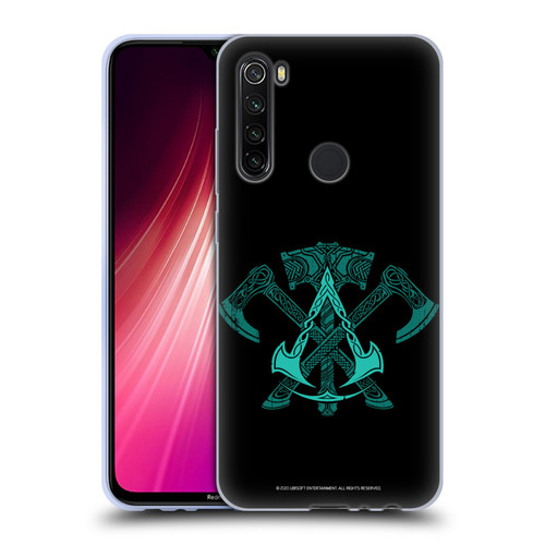 Assassin's Creed Valhalla Symbols And Patterns ACV Weapons Soft Gel Case for Xiaomi Redmi Note 8T