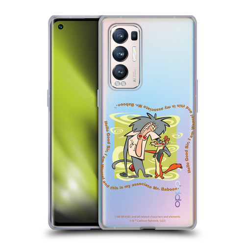 I Am Weasel. Graphics Hello Good Sir Soft Gel Case for OPPO Find X3 Neo / Reno5 Pro+ 5G