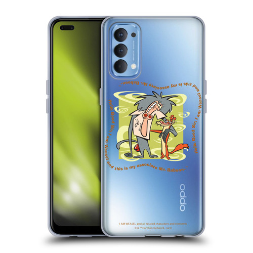 I Am Weasel. Graphics Hello Good Sir Soft Gel Case for OPPO Reno 4 5G