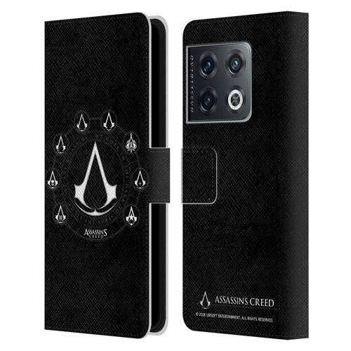 Assassin's Creed Legacy Logo Crests Leather Book Wallet Case Cover For OnePlus 10 Pro