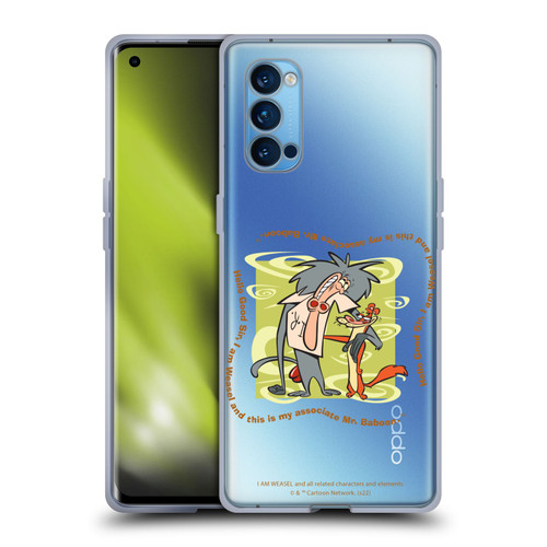 I Am Weasel. Graphics Hello Good Sir Soft Gel Case for OPPO Reno 4 Pro 5G