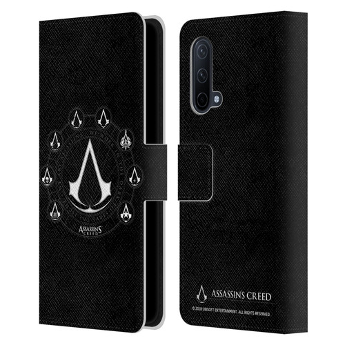 Assassin's Creed Legacy Logo Crests Leather Book Wallet Case Cover For OnePlus Nord CE 5G