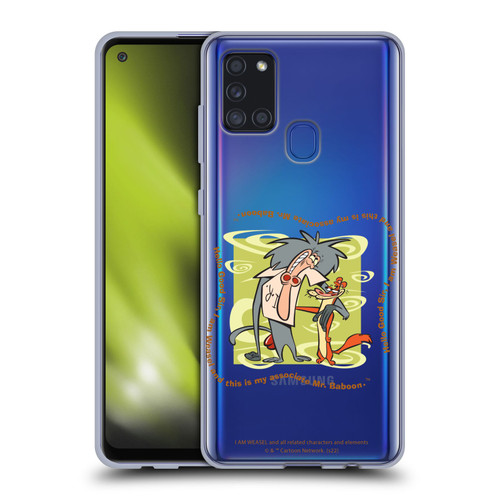 I Am Weasel. Graphics Hello Good Sir Soft Gel Case for Samsung Galaxy A21s (2020)