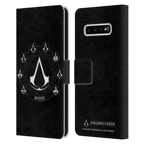 Assassin's Creed Legacy Logo Crests Leather Book Wallet Case Cover For Samsung Galaxy S10+ / S10 Plus