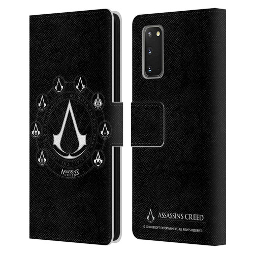 Assassin's Creed Legacy Logo Crests Leather Book Wallet Case Cover For Samsung Galaxy S20 / S20 5G