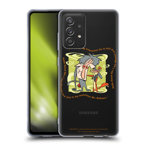 I Am Weasel. Graphics Hello Good Sir Soft Gel Case for Samsung Galaxy A52 / A52s / 5G (2021)