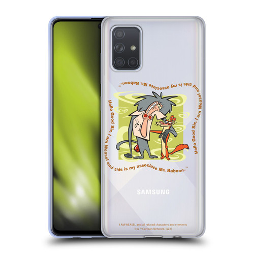 I Am Weasel. Graphics Hello Good Sir Soft Gel Case for Samsung Galaxy A71 (2019)