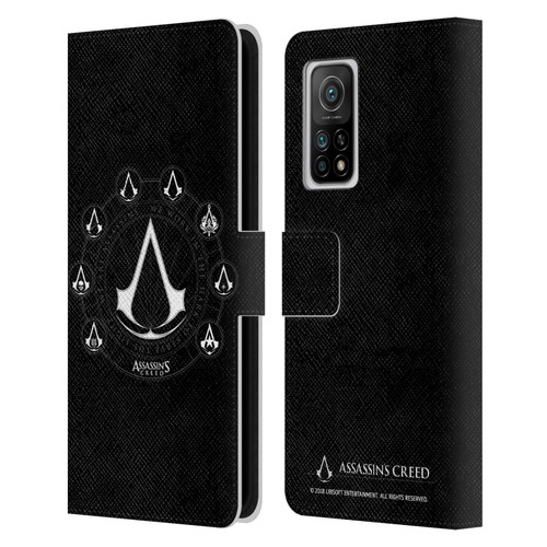 Assassin's Creed Legacy Logo Crests Leather Book Wallet Case Cover For Xiaomi Mi 10T 5G