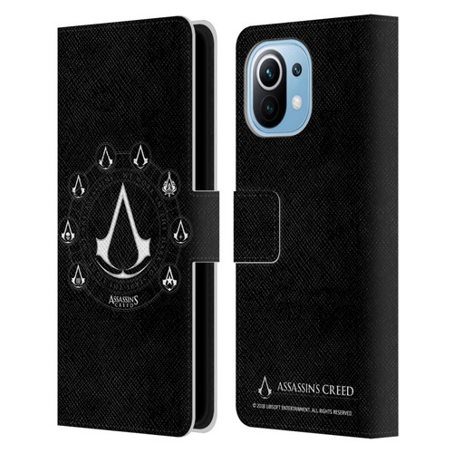 Assassin's Creed Legacy Logo Crests Leather Book Wallet Case Cover For Xiaomi Mi 11