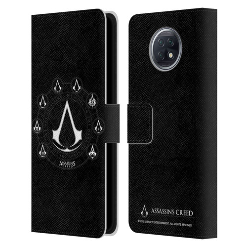 Assassin's Creed Legacy Logo Crests Leather Book Wallet Case Cover For Xiaomi Redmi Note 9T 5G
