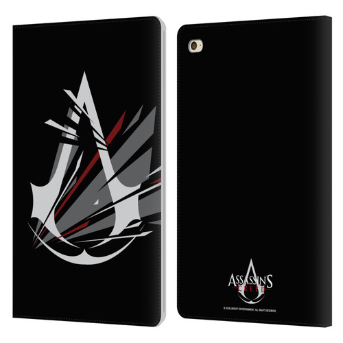 Assassin's Creed Logo Shattered Leather Book Wallet Case Cover For Apple iPad mini 4