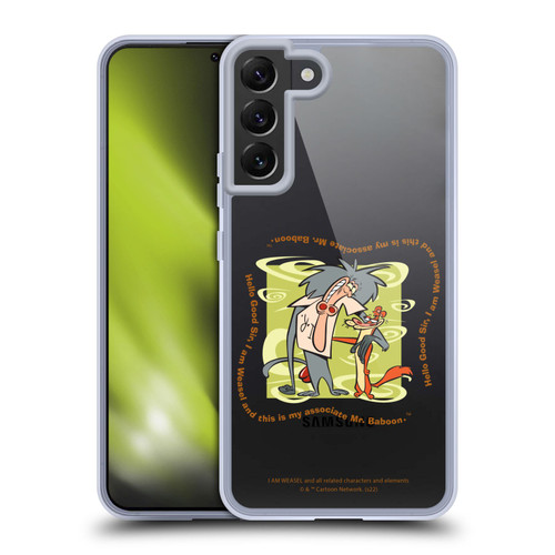 I Am Weasel. Graphics Hello Good Sir Soft Gel Case for Samsung Galaxy S22+ 5G