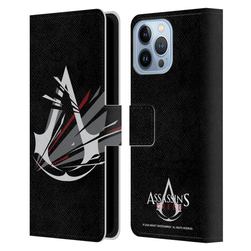 Assassin's Creed Logo Shattered Leather Book Wallet Case Cover For Apple iPhone 13 Pro Max