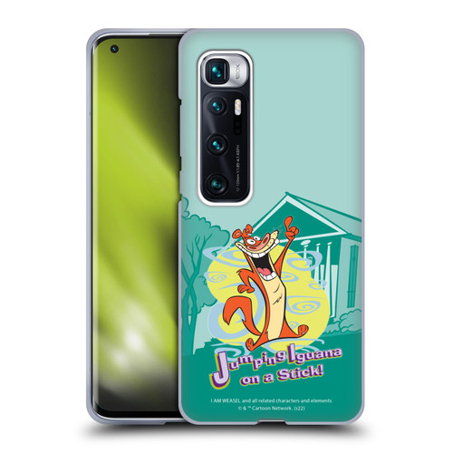 I Am Weasel. Graphics Jumping Iguana On A Stick Soft Gel Case for Xiaomi Mi 10 Ultra 5G