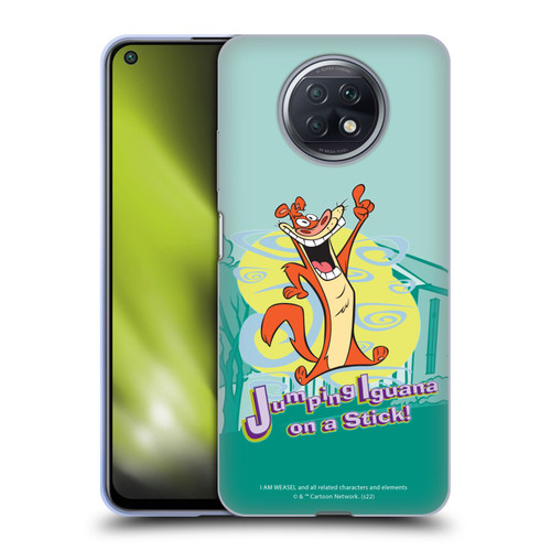 I Am Weasel. Graphics Jumping Iguana On A Stick Soft Gel Case for Xiaomi Redmi Note 9T 5G