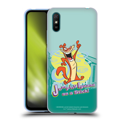 I Am Weasel. Graphics Jumping Iguana On A Stick Soft Gel Case for Xiaomi Redmi 9A / Redmi 9AT