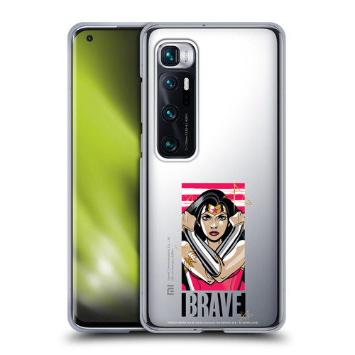 Wonder Woman DC Comics Graphic Arts Brave Soft Gel Case for Xiaomi Mi 10 Ultra 5G