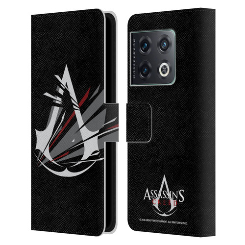 Assassin's Creed Logo Shattered Leather Book Wallet Case Cover For OnePlus 10 Pro