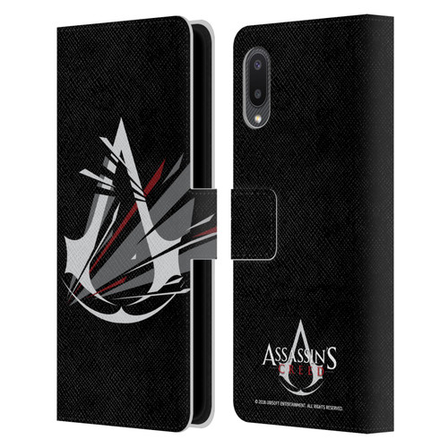 Assassin's Creed Logo Shattered Leather Book Wallet Case Cover For Samsung Galaxy A02/M02 (2021)