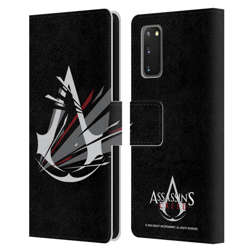 Assassin's Creed Logo Shattered Leather Book Wallet Case Cover For Samsung Galaxy S20 / S20 5G
