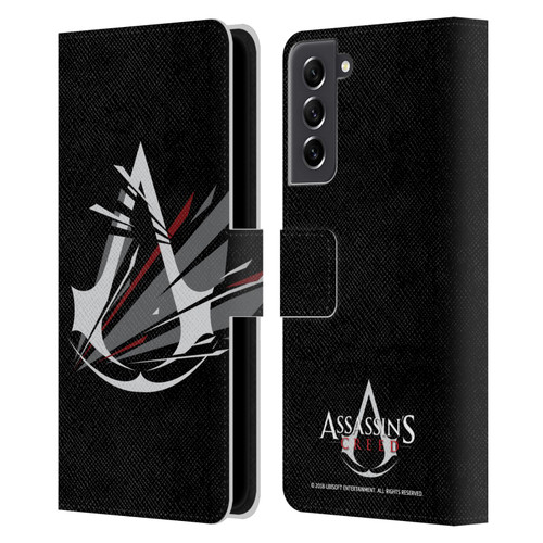 Assassin's Creed Logo Shattered Leather Book Wallet Case Cover For Samsung Galaxy S21 FE 5G