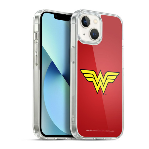 Wonder Woman DC Comics Logos Classic Soft Gel Case for Apple iPhone 13
