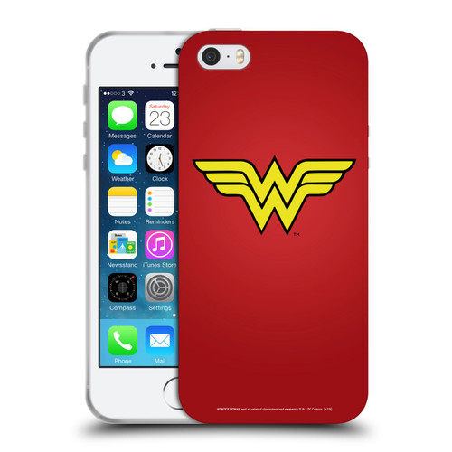 Wonder Woman DC Comics Logos Classic Soft Gel Case for Apple iPhone 5 / 5s / iPhone SE 2016