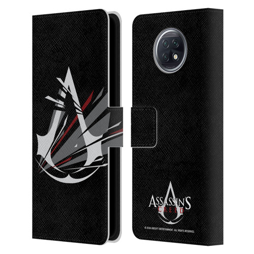 Assassin's Creed Logo Shattered Leather Book Wallet Case Cover For Xiaomi Redmi Note 9T 5G