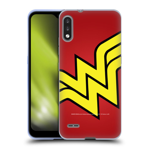 Wonder Woman DC Comics Logos Oversized Soft Gel Case for LG K22