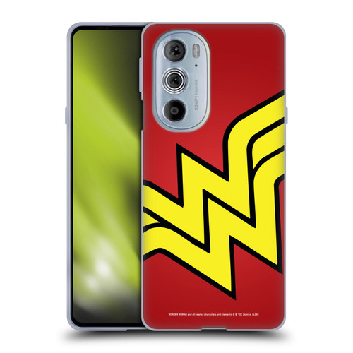 Wonder Woman DC Comics Logos Oversized Soft Gel Case for Motorola Edge X30