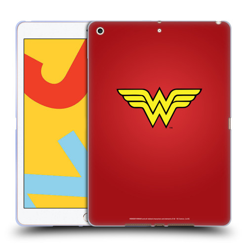 Wonder Woman DC Comics Logos Classic Soft Gel Case for Apple iPad 10.2 2019/2020/2021