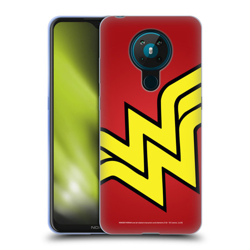 Wonder Woman DC Comics Logos Oversized Soft Gel Case for Nokia 5.3