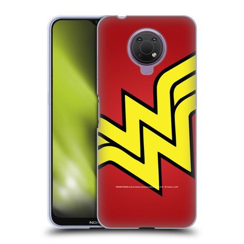 Wonder Woman DC Comics Logos Oversized Soft Gel Case for Nokia G10