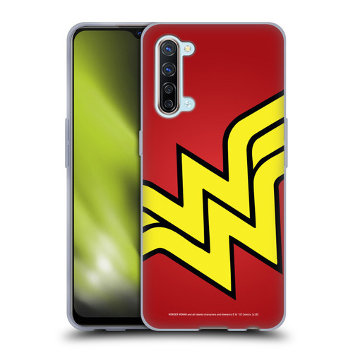 Wonder Woman DC Comics Logos Oversized Soft Gel Case for OPPO Find X2 Lite 5G