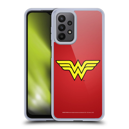 Wonder Woman DC Comics Logos Classic Soft Gel Case for Samsung Galaxy A23 / 5G (2022)